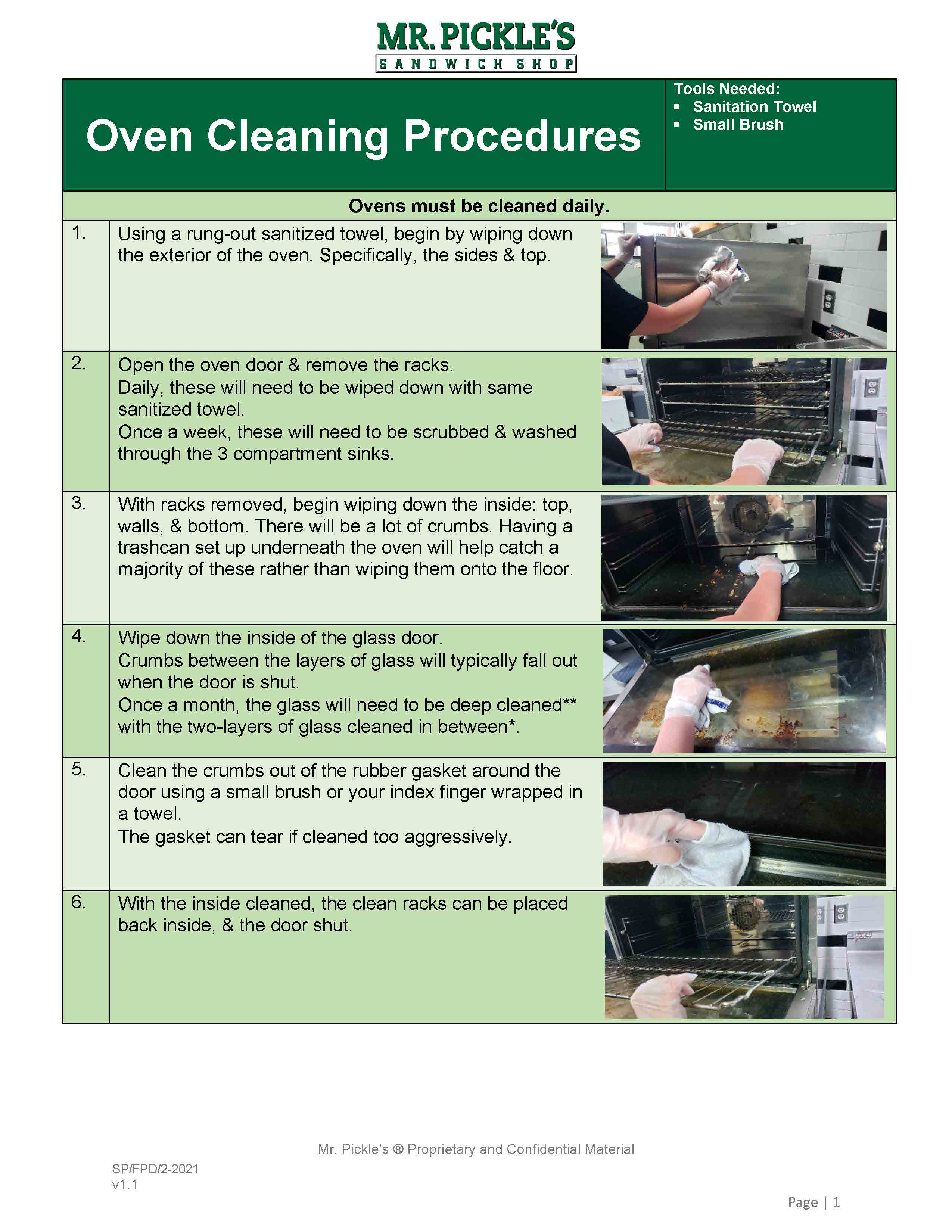 Oven Cleaning Mr. Pickle's Franchise Systems