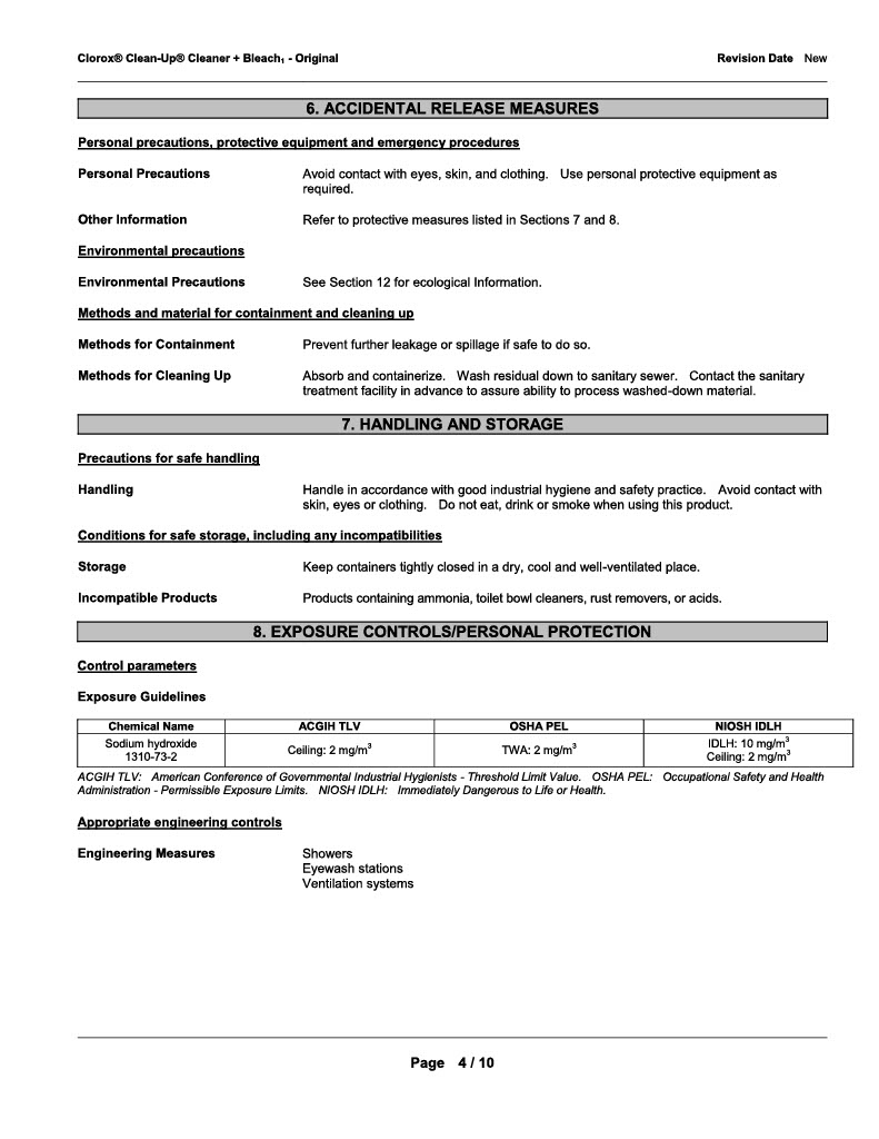 Clorox Clean Up Mr. Pickle's Franchise Systems